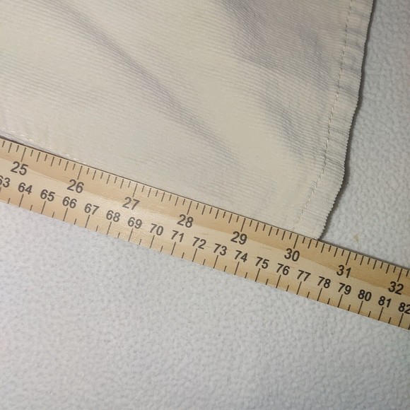 Boot Cut High Waist Corduroy Jeans Women's Size 14 Beige Stretch New With Tags - Picture 7 of 7